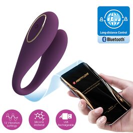 August vibrador doble placer app remote Pretty Love