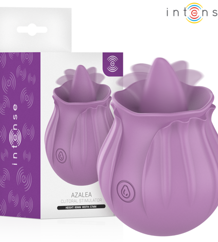 Azalea flor estimulador lengua base magnética Intense