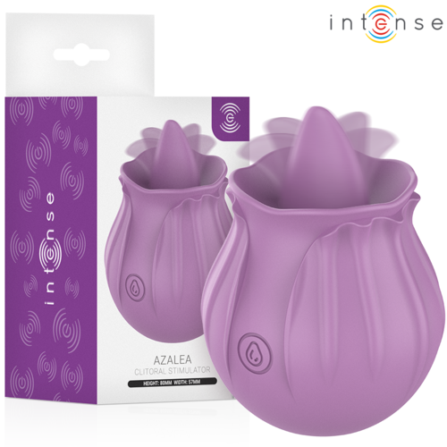 Azalea flor estimulador lengua base magnética Intense