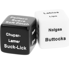 Black&silver - dados para parejas Black&silver