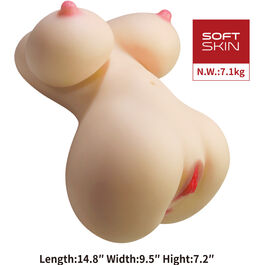 Fiona torso femenino realista vagina y anal 7.1 kg Crazy Bull