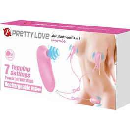 Imonie set multifuncional 3 en 1 con succionador, pezones y clítoris Pretty Love