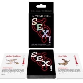 Juego de cartas posturas sexuales un año de...¡sexo! Kheper Games