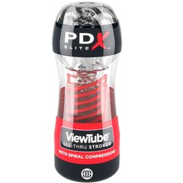 Masturbador stroker viewtube 2 compresion espiral transparente Pdx Elite