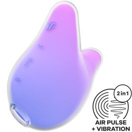 Mermaid vibes estimulador & vibrador violeta y rosa Satisfyer