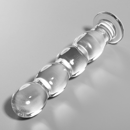 Modelo 10 dildo cristal transparente 16.5 cm Ø 3.5 cm Nebula Series by Ibiza