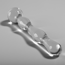 Modelo 13 dildo cristal transparente 18 cm Ø 3.5 cm Nebula Series by Ibiza