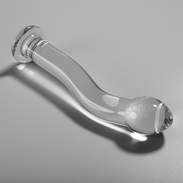 Modelo 18 dildo cristal transparente 18.5 cm Ø 3.5 cm Nebula Series by Ibiza