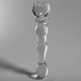 Modelo 21 dildo cristal transparente 20.5 cm Ø 3.5 cm Nebula Series by Ibiza