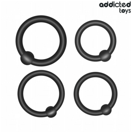 Set anillos silicona de presión Addicted Toys