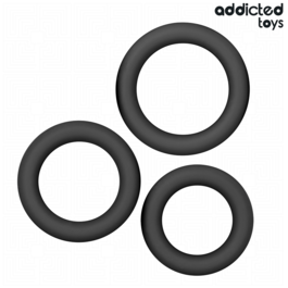 Set de anillos silicona modelo 1 Addicted Toys