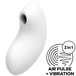 Vulva lover 2 estimulador y vibrador blanco Satisfyer